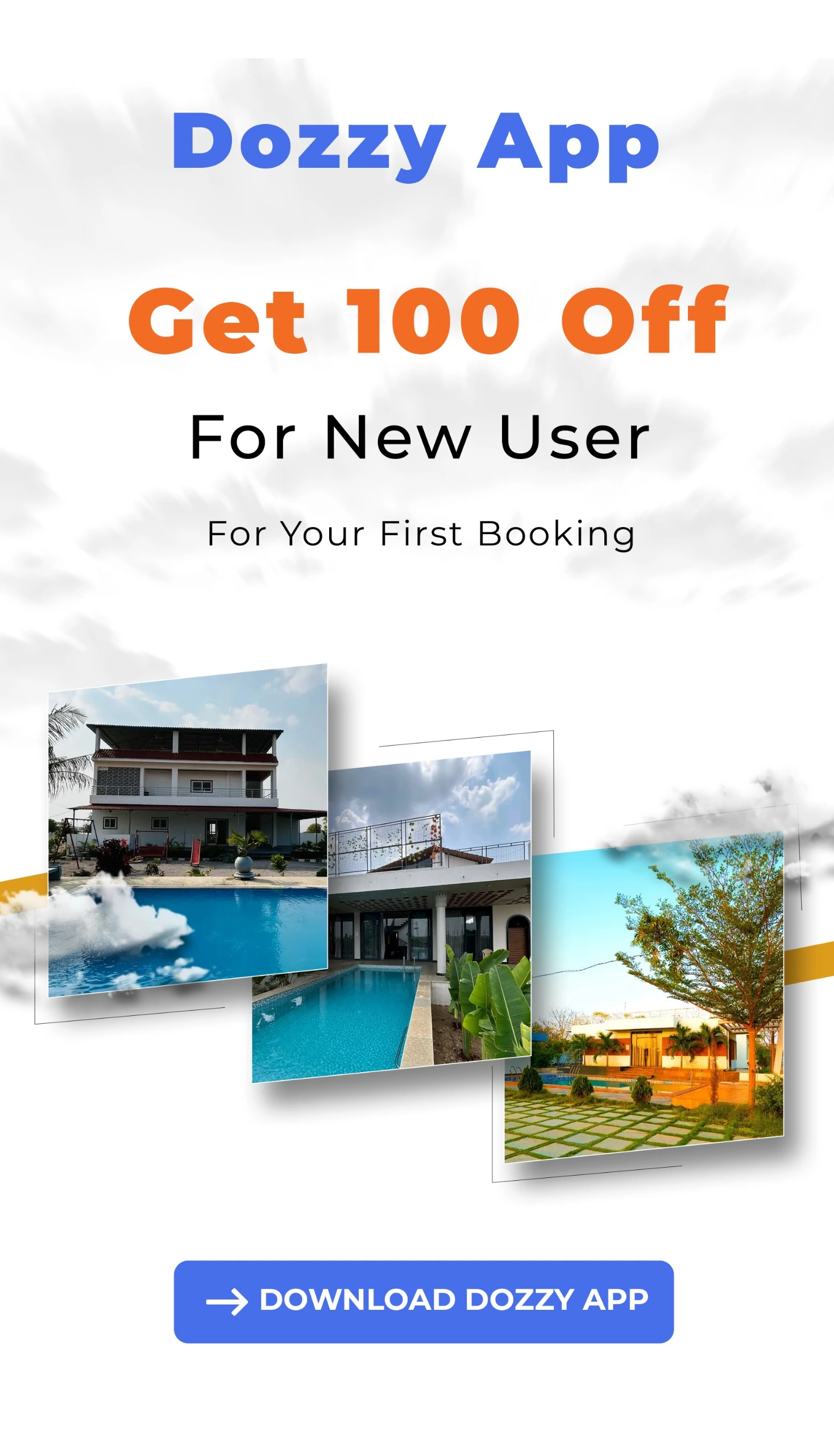 Dozzy App For Farmhouse Booking